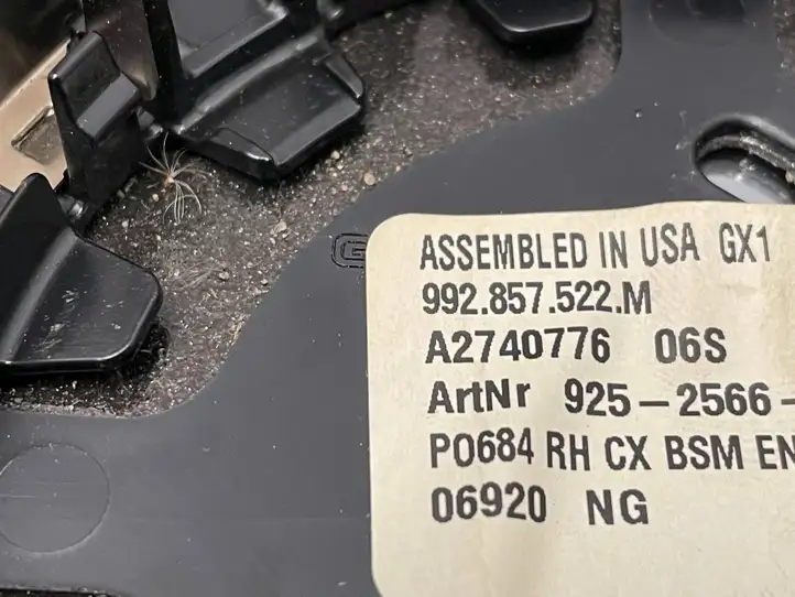 Porsche 911 992 (2019 - ) 992857522M Стекло бокового зеркала — фото 5