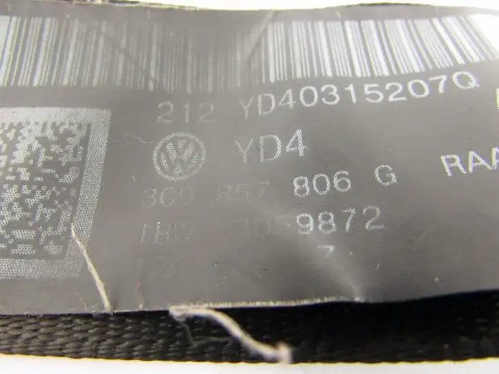 Volkswagen PASSAT B6 (2005 - 2010) Задний ремень безопасности — фото 1
