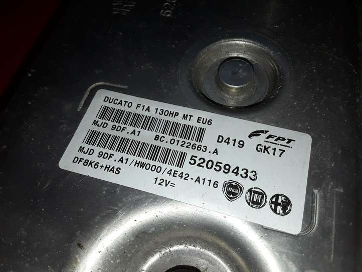 Fiat Ducato (2014 - )  52059433 Блок управления двигателя