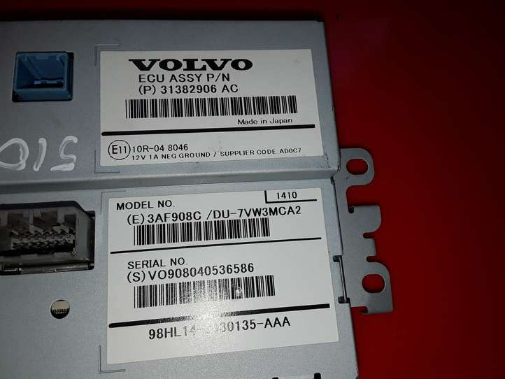 Volvo V40 (2012 - 2016)  31382906AC Экран/ дисплей / маленький экран