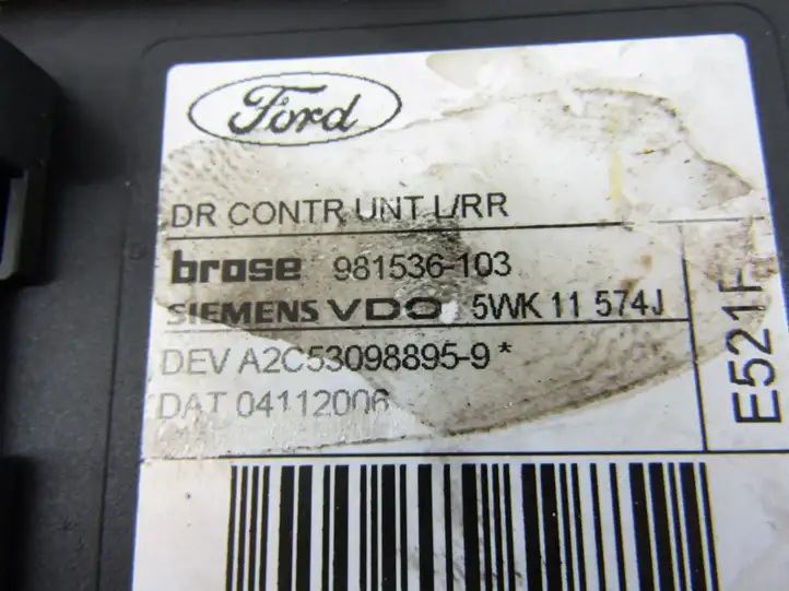 Ford Focus (2005 - 2008) Стеклоподъемник задней двери — фото 2