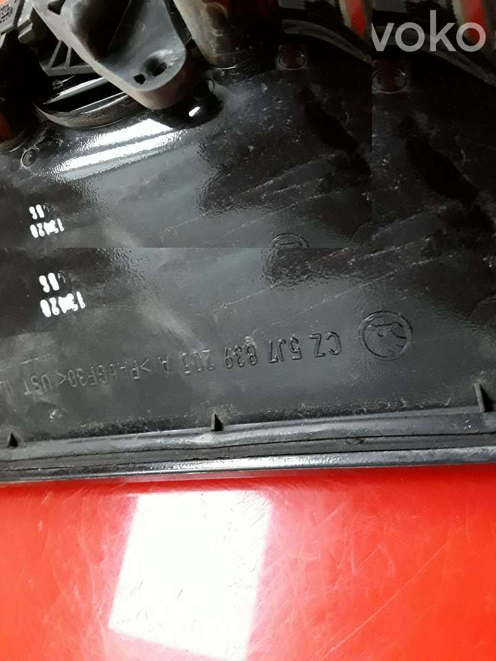 Skoda Roomster (2006 - 2010)  5J7839205A Ручка задней крышки