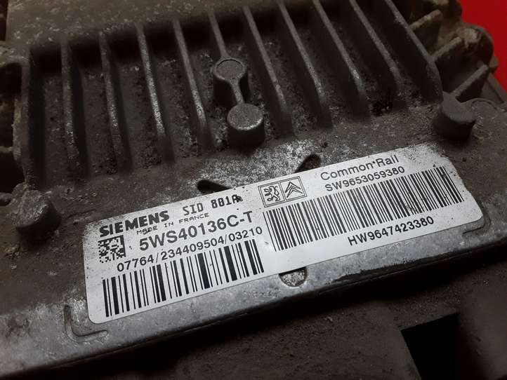 Citroen Berlingo (2003 - 2007)  9653059380 Блок управления двигателя