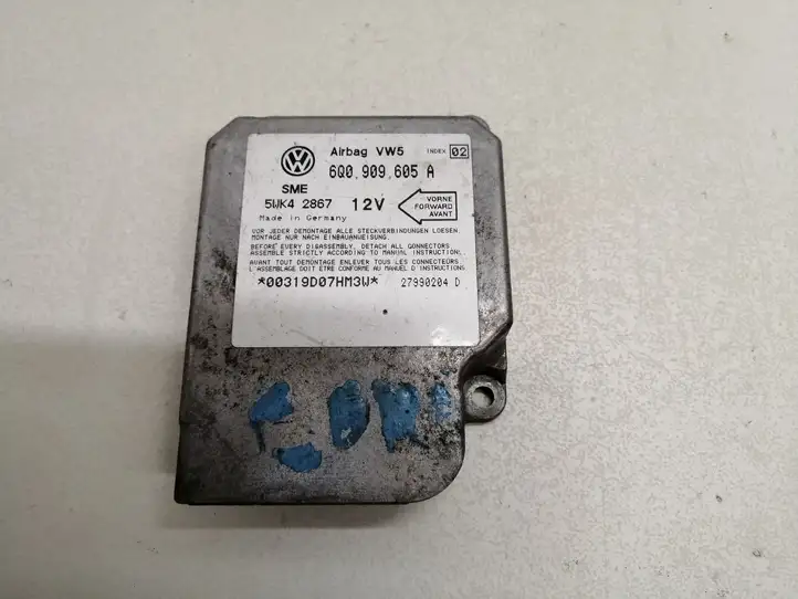 Volkswagen Bora (1998 - 2005) 6Q0909605A Блок управления SRS — фото 1
