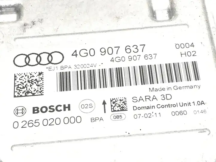 Audi A7 S7 4G (2010 - 2014) 4G0907637 Блок управления ESP — фото 2