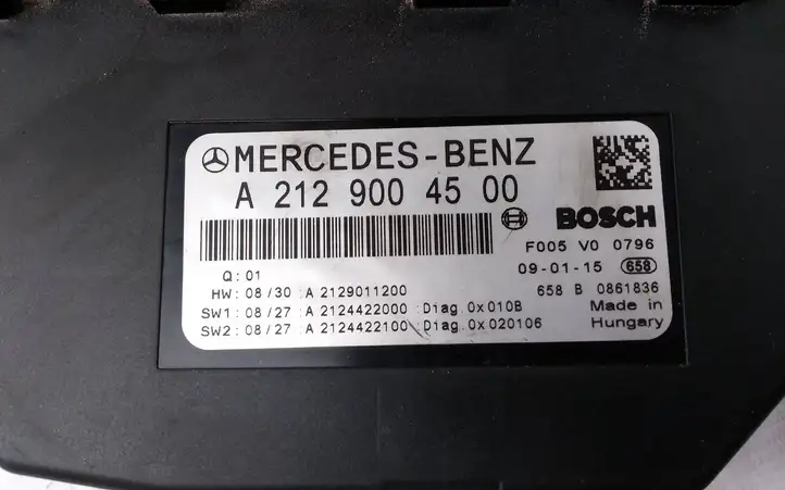 Mercedes-Benz E W212 (2009 - 2016) A2129004500 Блок SAM — фото 5