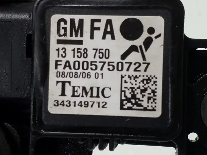 Opel Astra H (2004 - 2009) 13158750 Датчик удара SRS — фото 4
