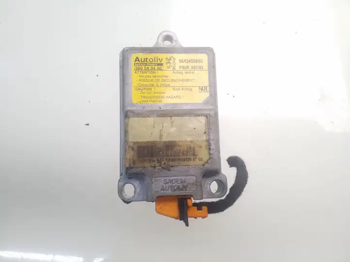 Peugeot 406 (1999 - 2006) 9643400680 Датчик удара SRS — фото 1