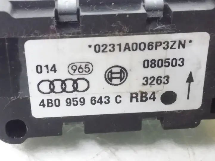 Audi A6 S6 C5 4B (2001 - 2004) 8E0959643C Датчик удара SRS — фото 3