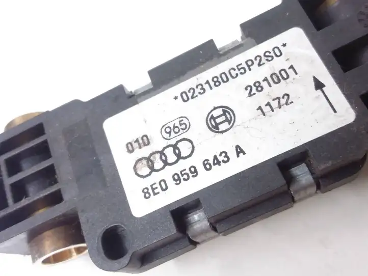 Audi A4 S4 B6 8E 8H (2000 - 2006) 8E0959643A Датчик удара SRS — фото 3