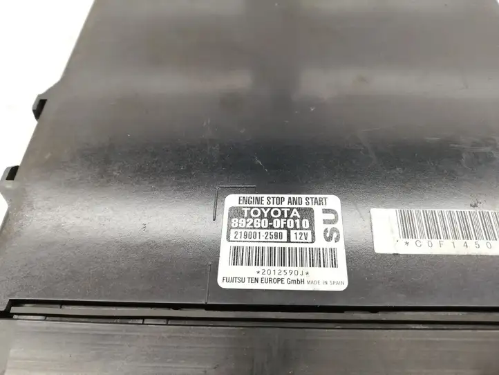 Toyota Verso (2012 - 2015)  892600F010 Блок управления без ключа