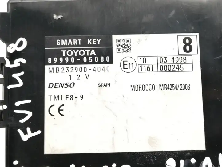Toyota Avensis T270 (2012 - 2015) 8999005080 Блок бесключевого доступа — фото 2