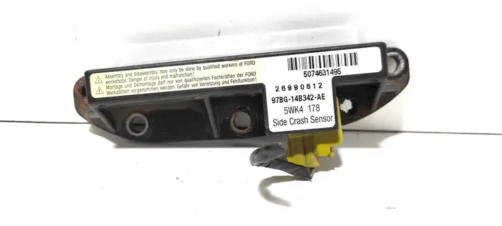 Ford Mondeo MK II (1996 - 2000) 97BG14B342AE Датчик удара SRS — фото 1