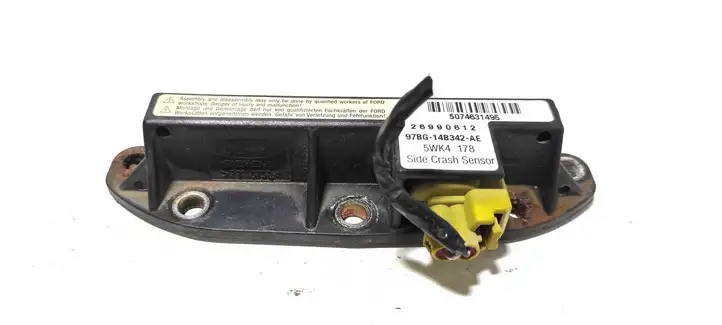 Ford Mondeo MK II (1996 - 2000) 97BG14B342AE Датчик удара SRS — фото 2