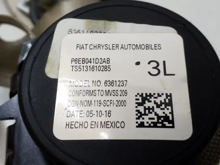 Chrysler Pacifica (2016 - ) P6EB041D2AB Ремень безопасности 3-го ряда — фото 2