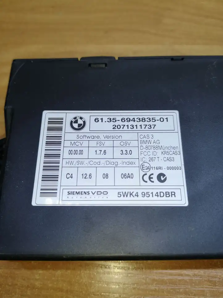 BMW 5 E60 E61 (2004 - 2010) 6135694383501 Модуль комфорта — фото 2