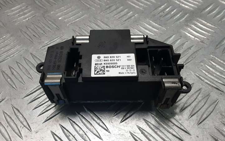 Audi A4 allroad (2009 - 2011)  8K0820521 Реостат вентилятора печки