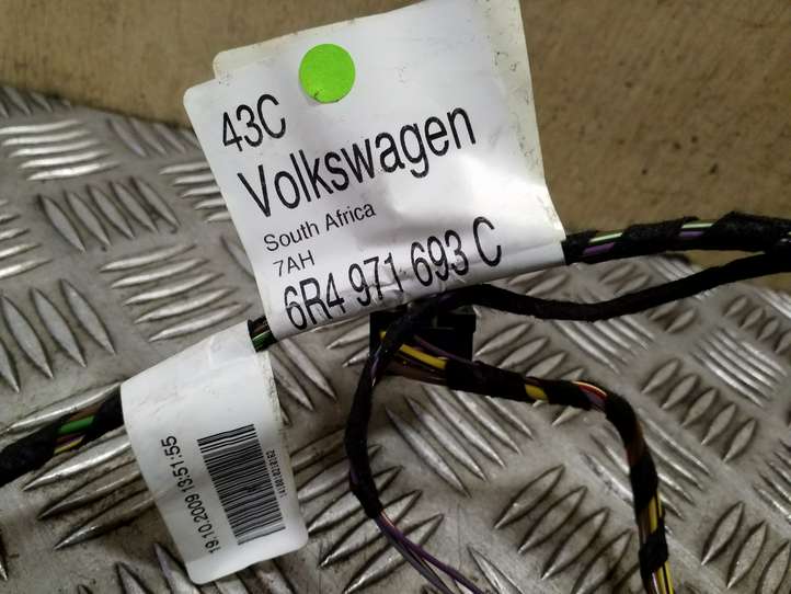 Volkswagen Polo (2009 - 2015)  6R4971693C Проводка задних дверей
