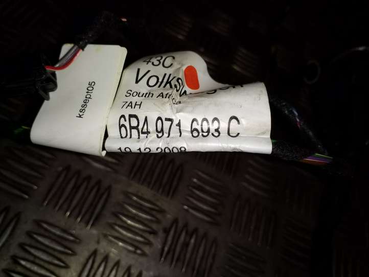 Volkswagen Polo (2009 - 2015)  6R4971693C Проводка задних дверей