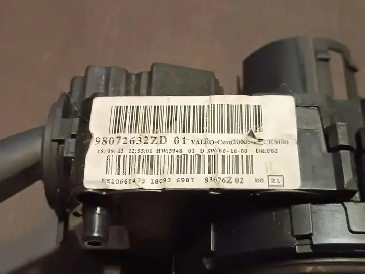 Citroen C4 Grand Picasso (2013 - 2016) 98072632ZD Контактное кольцо SRS — фото 2