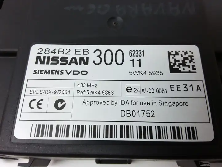 Nissan Navara D40 (2004 - 2015) 284B2EB Модуль комфорта — фото 4