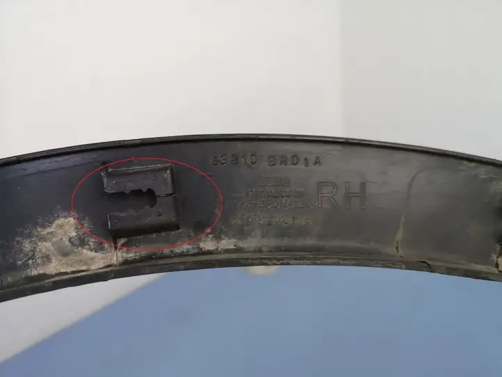 Nissan Qashqai (2010 - 2013) 63810BR01A Накладка колесной арки — фото 2