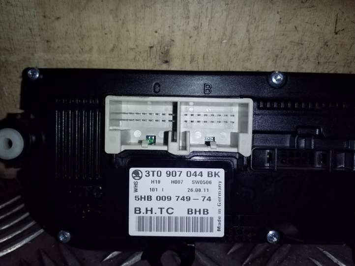 Skoda Yeti (2009 - 2012)  3T0907044BK Блок управления кондиционера воздуха / климата/ печки (в салоне)