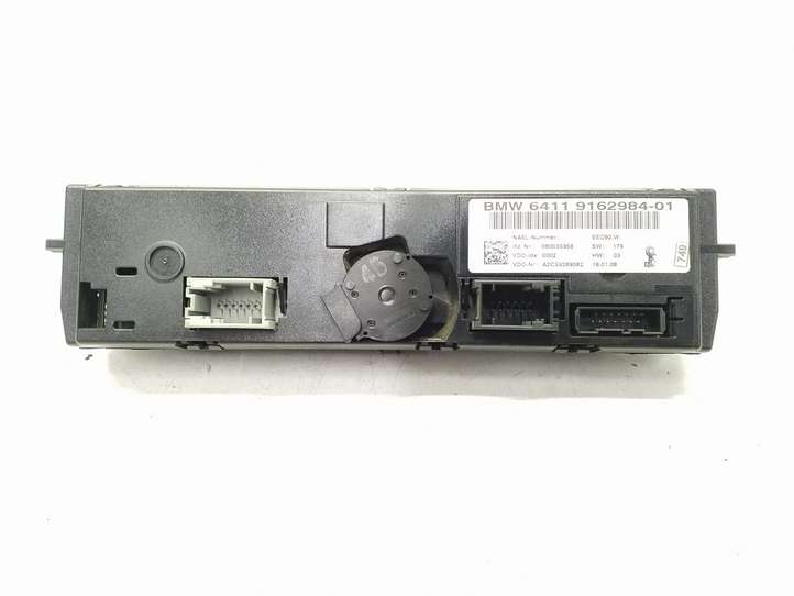 BMW 3 E92 E93 (2005 - 2014)  6411916298401 Блок управления кондиционера воздуха / климата/ печки (в салоне)
