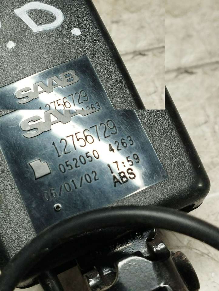 Saab 9-3 Ver2 (2003 - 2007)  12756729 Передняя звукоизоляция