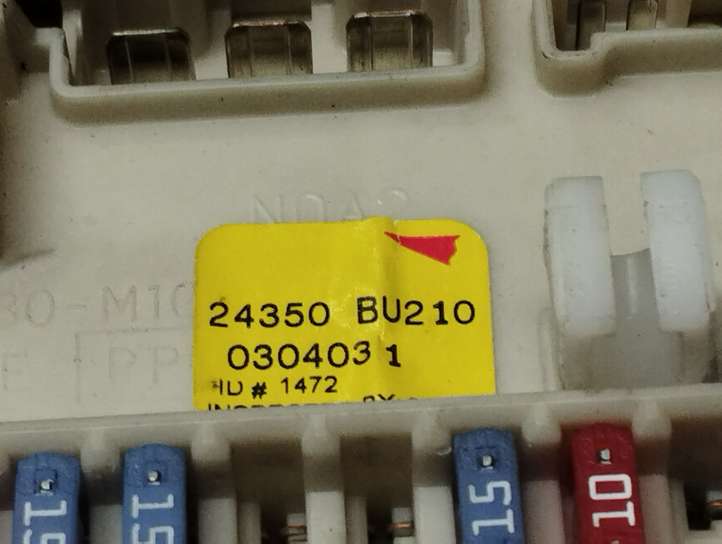 Nissan Almera Tino (2000 - 2006)  24350BU210 Блок предохранителей