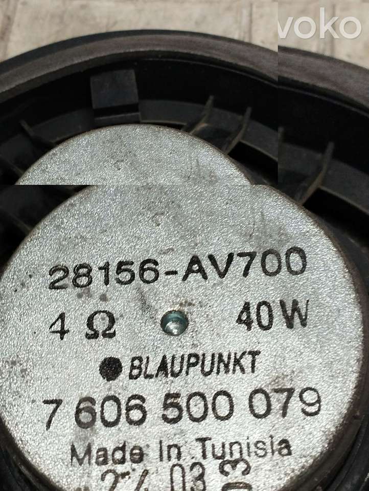 Nissan Almera Tino (2000 - 2006)  28156AV700 Громкоговоритель (громкоговорители) в передних дверях