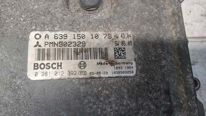 Mitsubishi Colt (2004 - 2008)  A6391501073 Блок управления двигателя