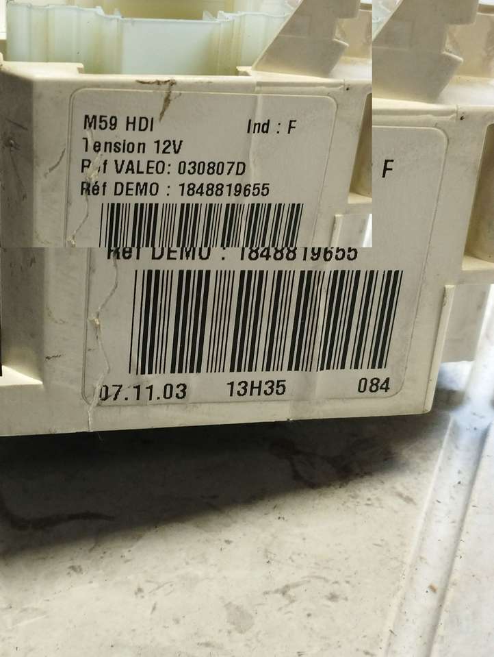 Citroen Berlingo (2003 - 2007)  030807D Блок управления кондиционера воздуха / климата/ печки (в салоне)