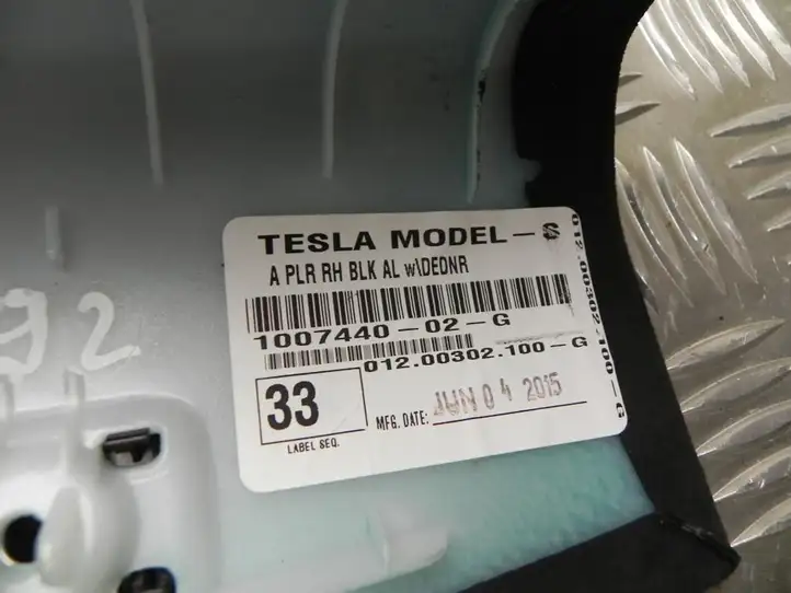 Tesla Model 3 (2017 - 2023) 100744002G Обшивка стойки A — фото 4