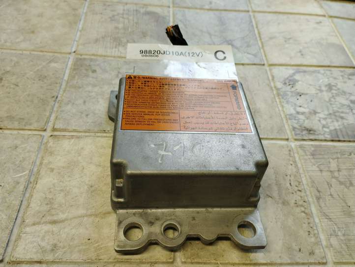 Nissan Qashqai (2006 - 2010)  98820JD10A Блок управления надувных подушек