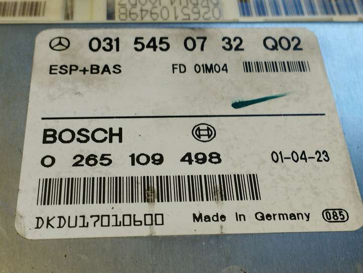 Mercedes-Benz E W210 (1995 - 2002)  0315450732Q02 Блок управления ABS