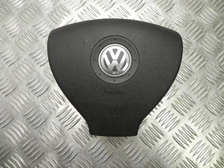 Volkswagen Golf V (2003 - 2009) 1K0880201BL Подушка безопасности руля — фото 1