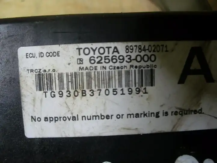 Toyota Auris E180 (2012 - 2018) 8978402071 Блок иммобилайзера — фото 2