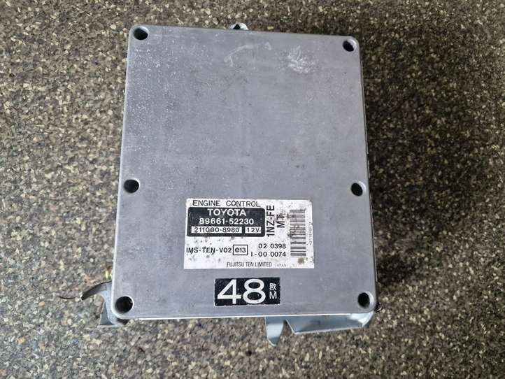 Toyota Yaris (1999 - 2003)  8966152230 Блок управления двигателя