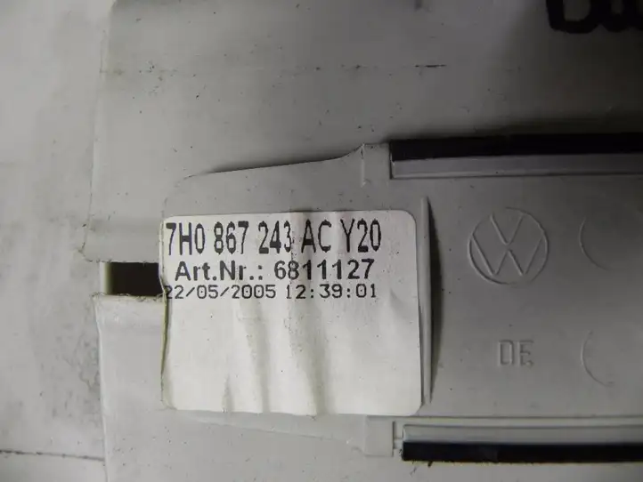 Volkswagen Transporter - Caravelle T5 (2003 - 2009) 7H0867243AC Верхняя обшивка стойки B — фото 6