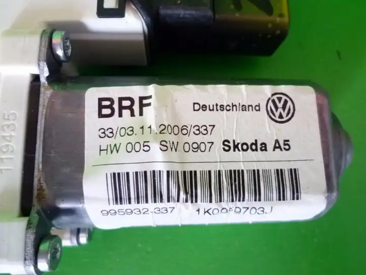 Skoda Octavia Mk2 (1Z) (2004 - 2013) 1K0959703J Стеклоподъемник задней двери — фото 2