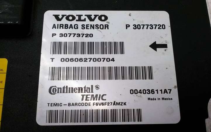 Volvo S80 (2004 - 2006)  P30773720 Блок управления надувных подушек