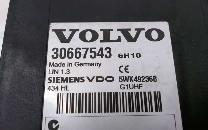 Volvo S80 (2004 - 2006)  30667543 Блок управления иммобилайзера