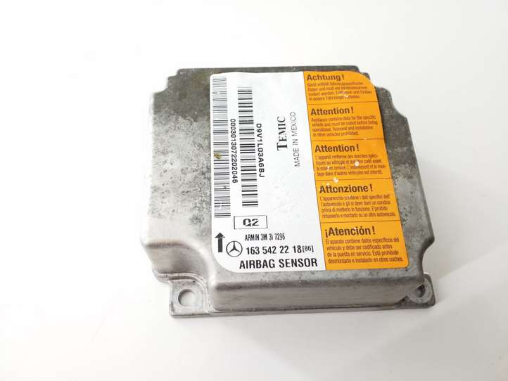 Mercedes-Benz ML W163 (1997 - 2005)  A1635422218 Блок управления надувных подушек