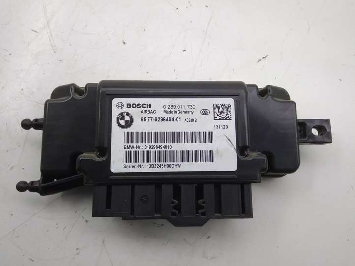 BMW 3 F30 F35 F31 (2012 - 2018)  6577929649401 Блок управления надувных подушек
