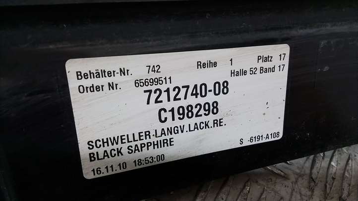 BMW 7 F01 F02 F03 F04 (2008 - 2016)  7212740 Порог