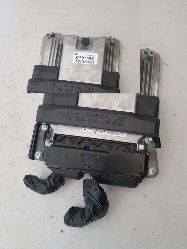 Audi A4 (2007 - 2011)  8R0907401C Блок управления двигателя