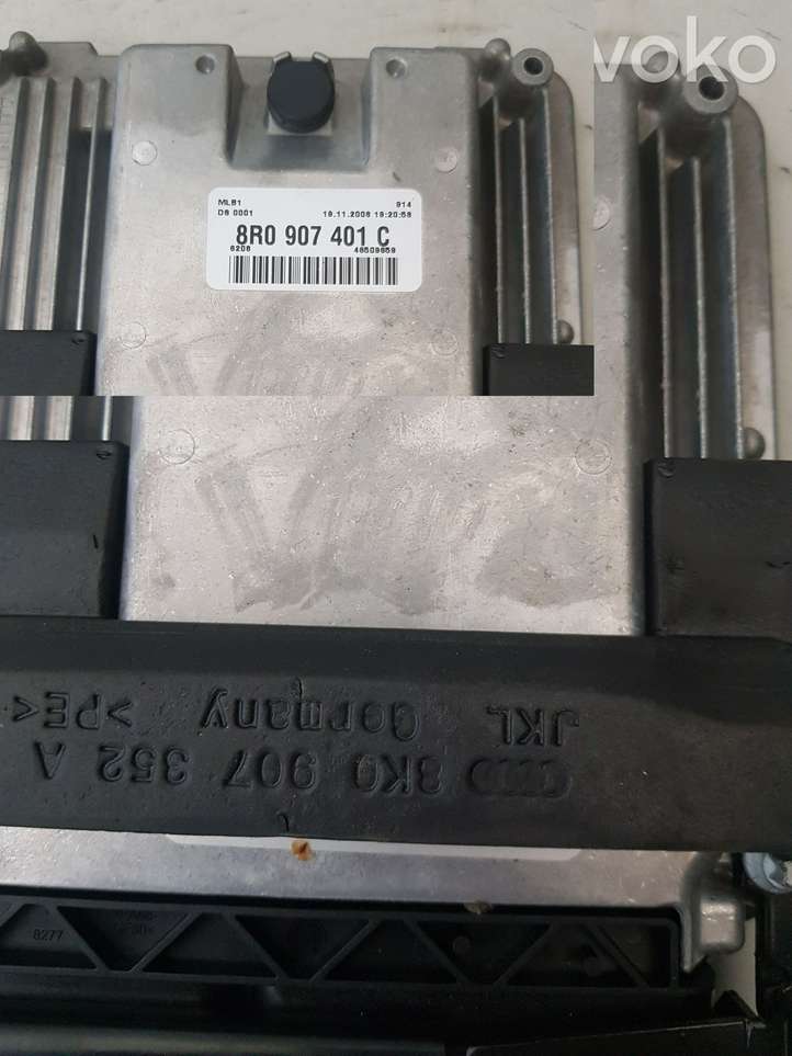 Audi A4 (2007 - 2011)  8R0907401C Блок управления двигателя