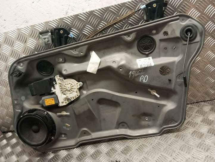 Volkswagen Golf IV (1998 - 2005)  1J487730BB Передний комплект электрического механизма для подъема окна