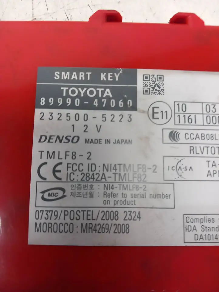 Toyota Prius (XW30) (2009 - 2015) 8999047060 Блок бесключевого доступа — фото 2